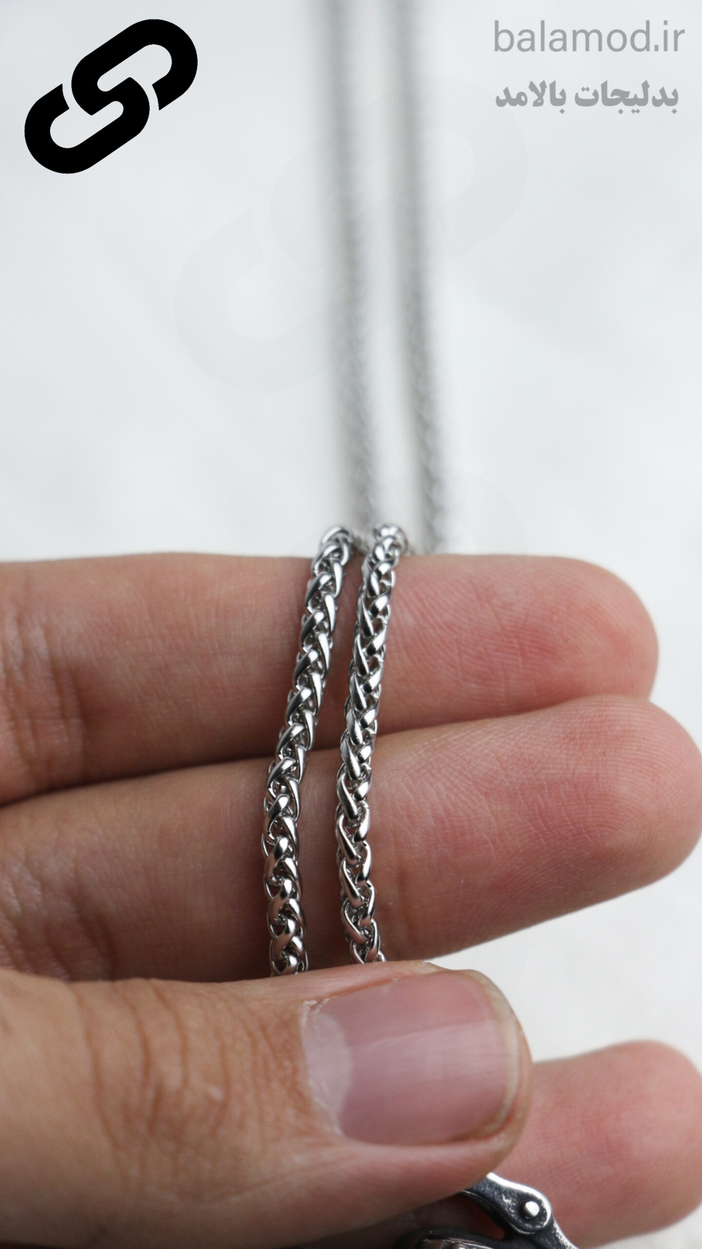 گردنبند مردانه استیل طرح موتور و جمجمه، مناسب استایل راک و موتورسواری، ضد زنگ و بادوام