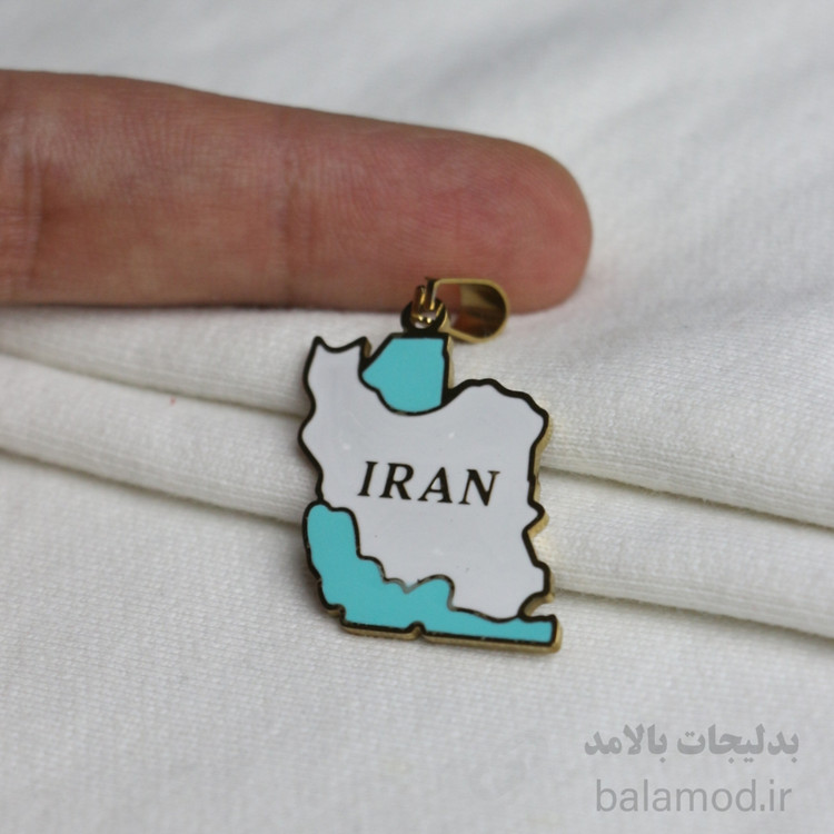 گردنبند طرح نقشه ی ایران