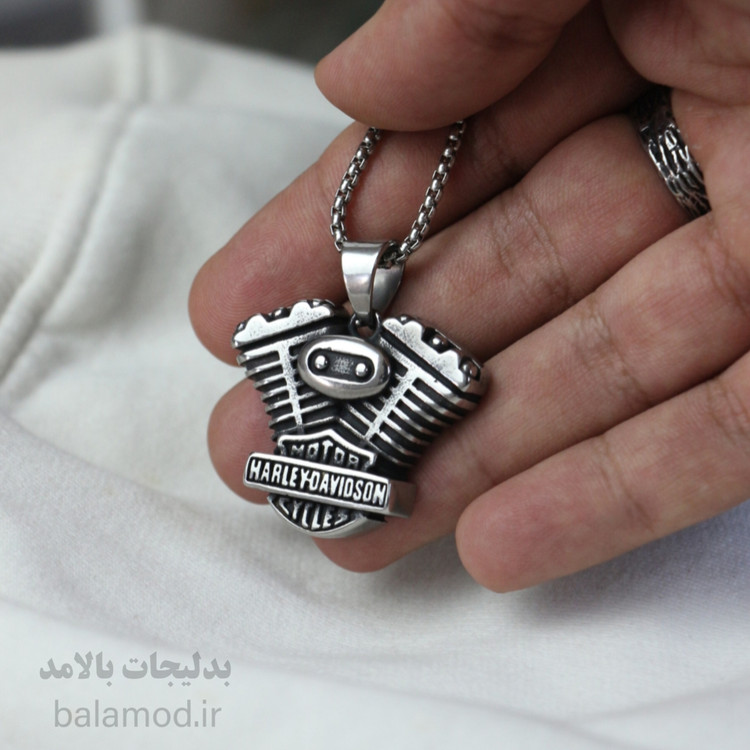 گردنبند طرح هارلی دیویدسن موتور v_twin