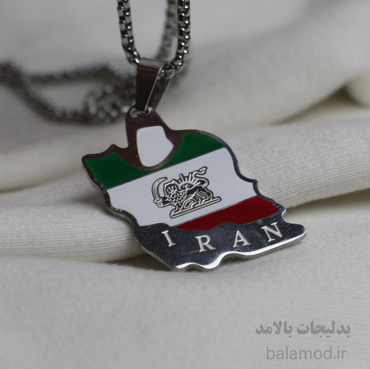 گردنبند شیر و خورشید استیل